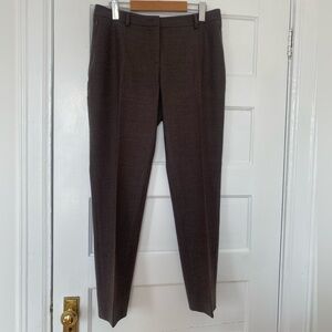 AKRIS brown wool trousers